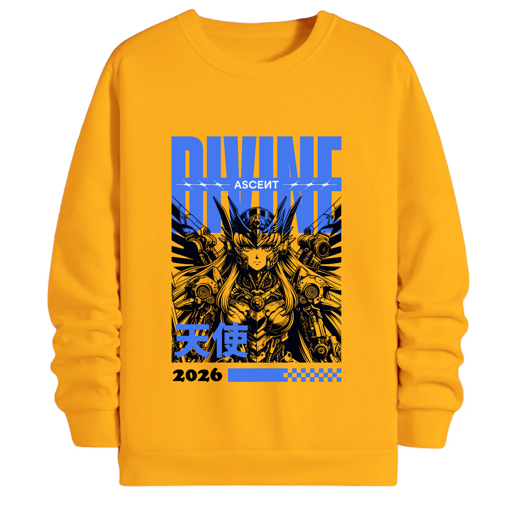 TOBU Unisex / Regular Şardonlu Sweatshirt / Ascent