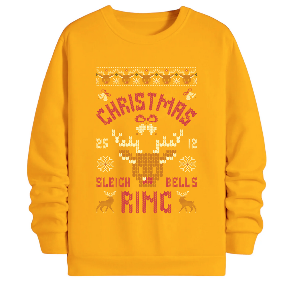 TOBU Unisex / Regular Şardonlu Sweatshirt / Happy Christmas