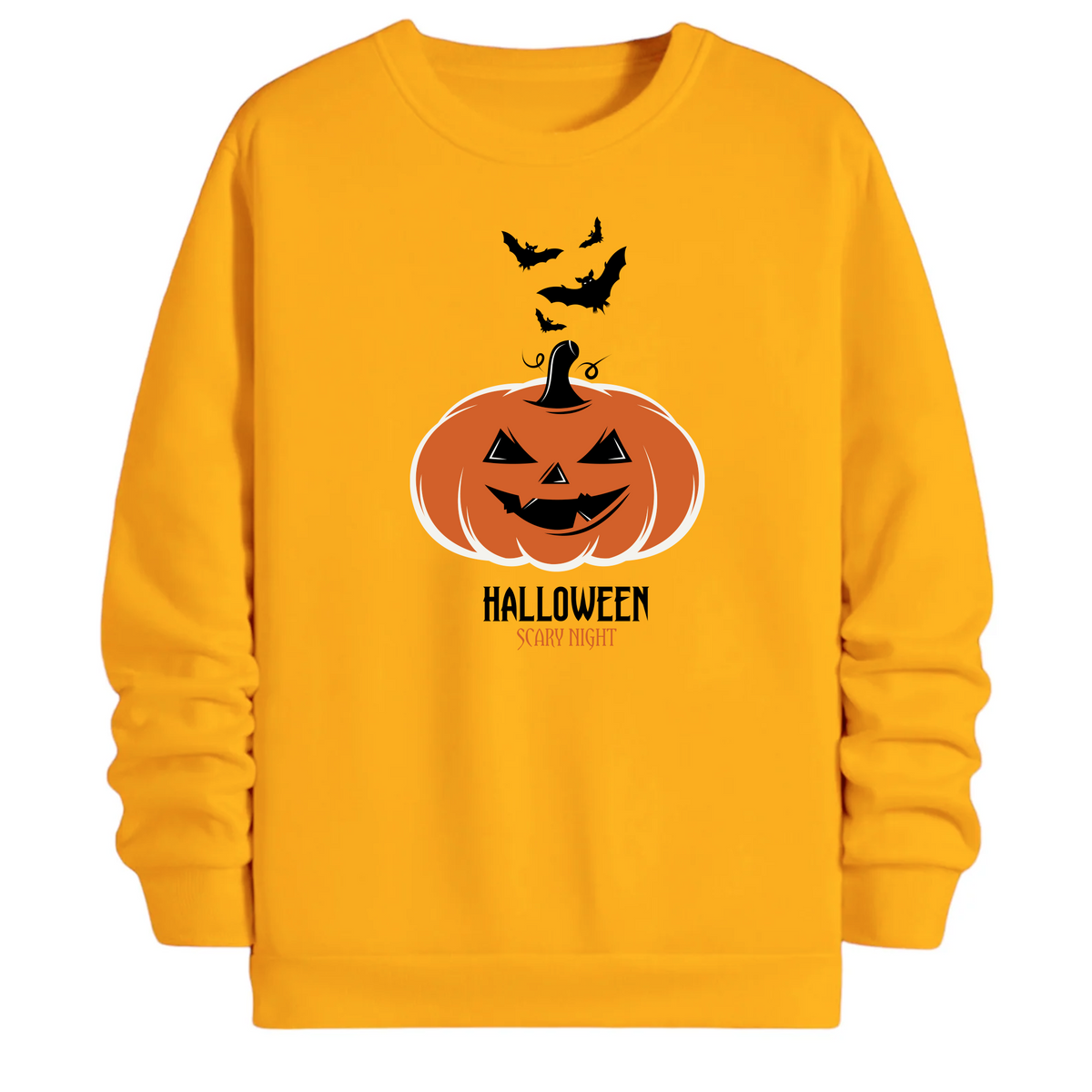 TOBU Unisex / Regular Şardonlu Sweatshirt / Scary Night