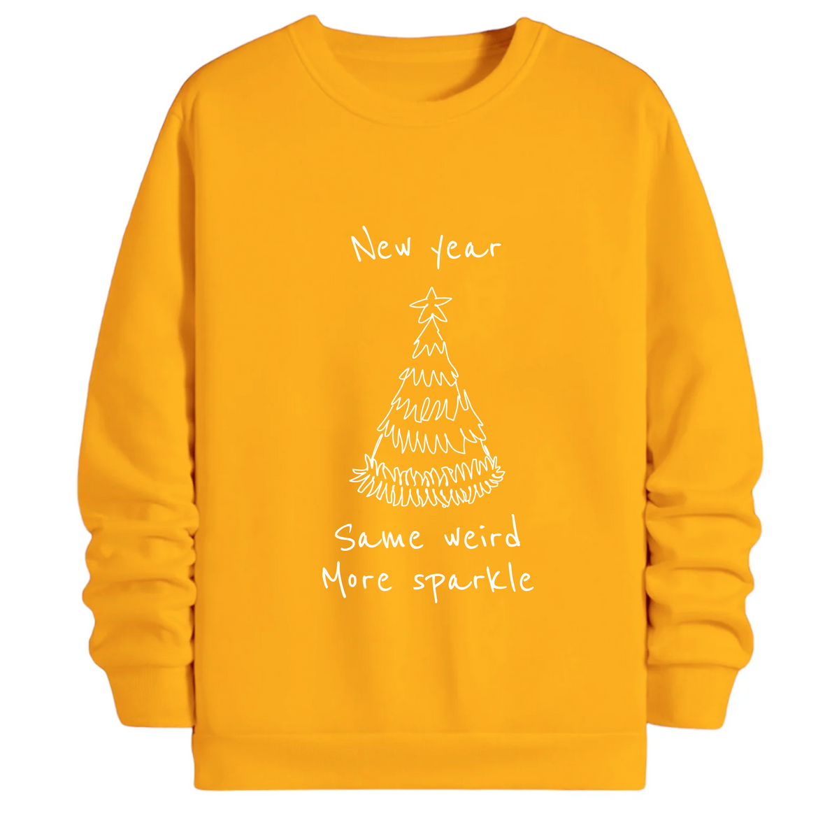 TOBU Unisex / Regular Şardonlu Sweatshirt / New Year