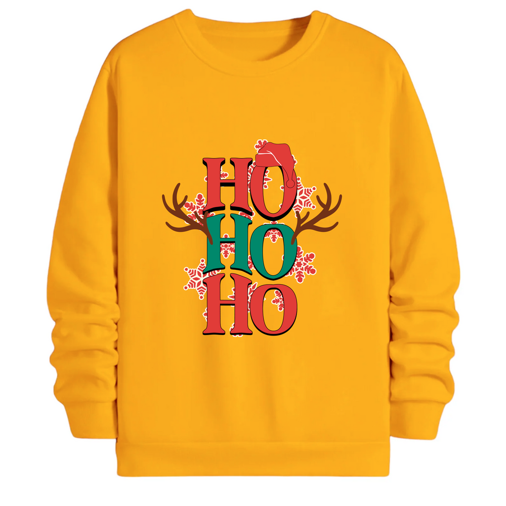TOBU Unisex / Regular Şardonlu Sweatshirt / Ho Ho