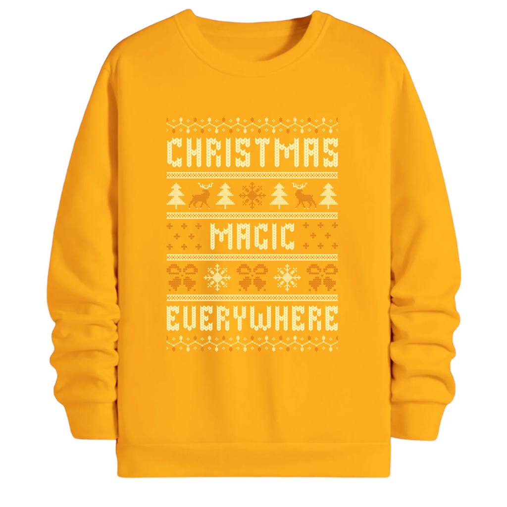 TOBU Unisex / Regular Şardonlu Sweatshirt / Magic Everywhere