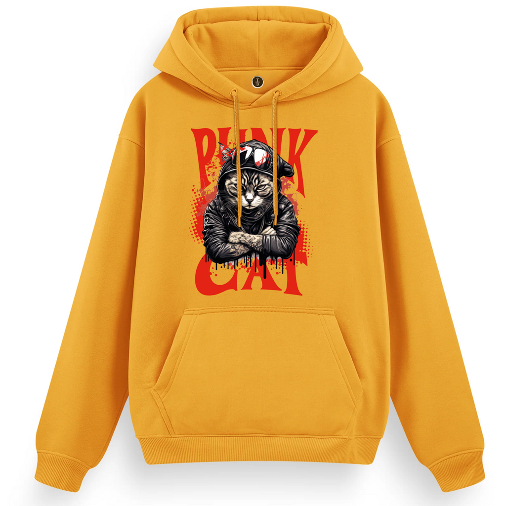 Regular Hoodie / Punk Cat