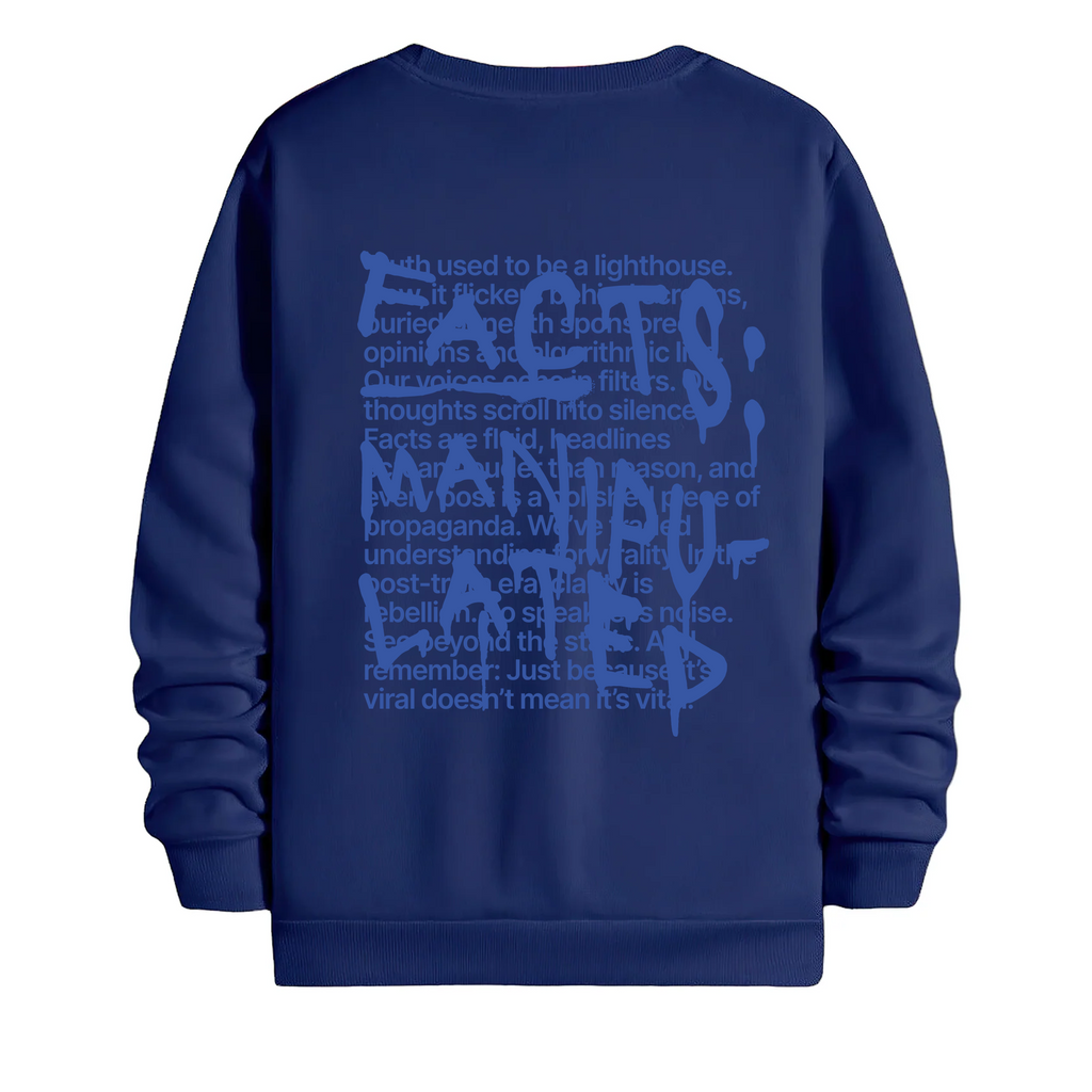 TOBU Unisex / Regular Şardonlu Sweatshirt / Manipulated