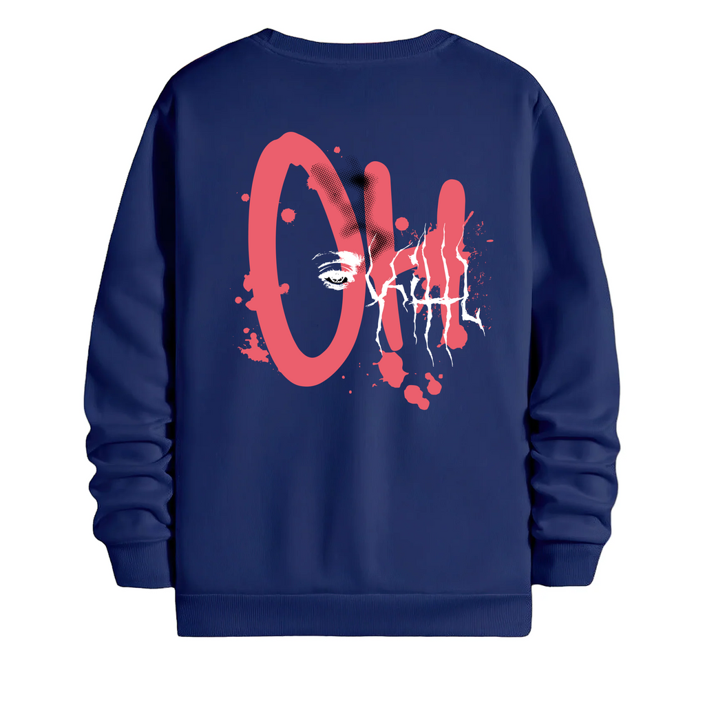 TOBU Unisex / Regular Şardonlu Sweatshirt / OH