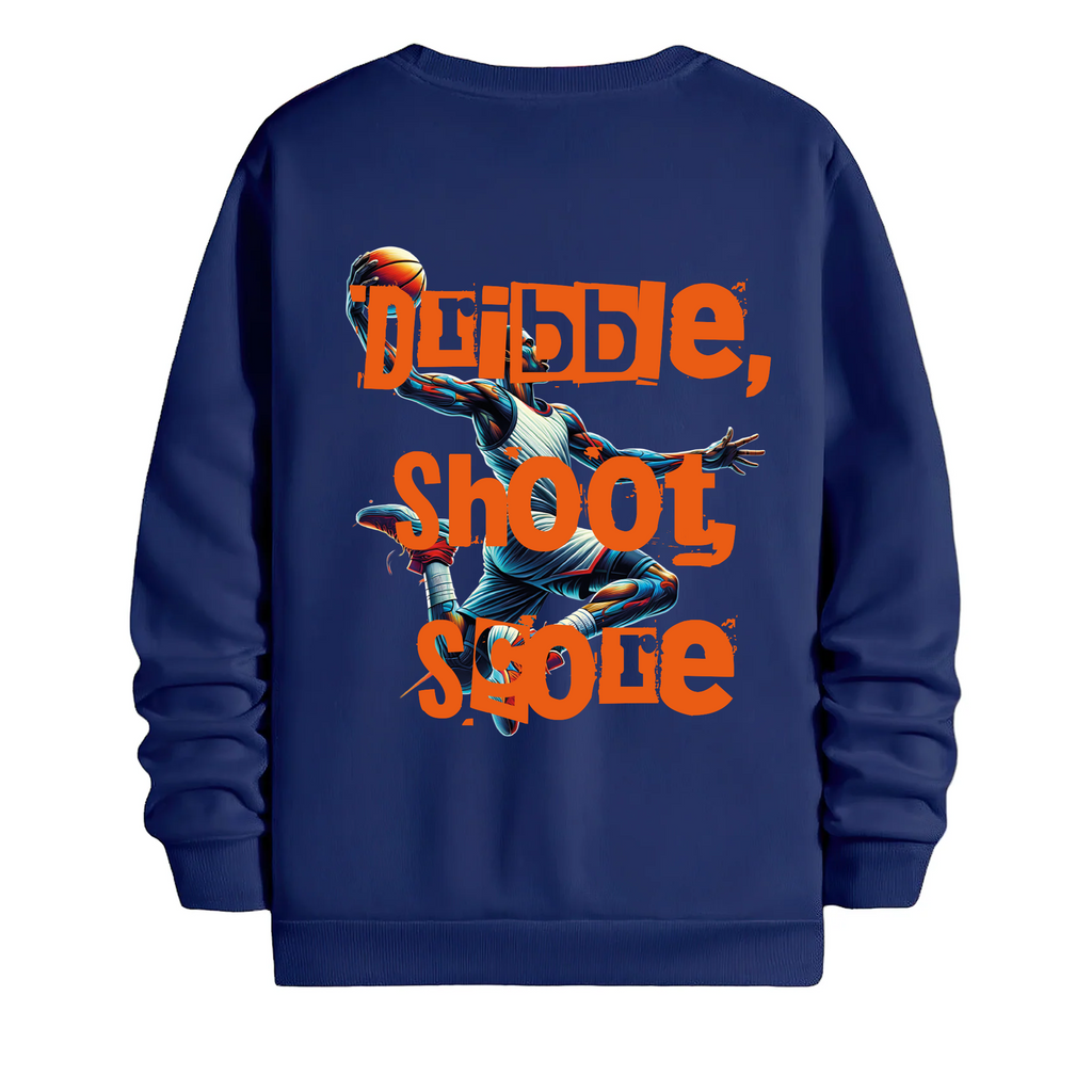 TOBU Unisex / Regular Şardonlu Sweatshirt / Dribble