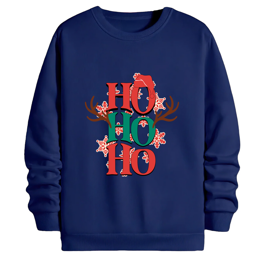 TOBU Unisex / Regular Şardonlu Sweatshirt / Ho Ho
