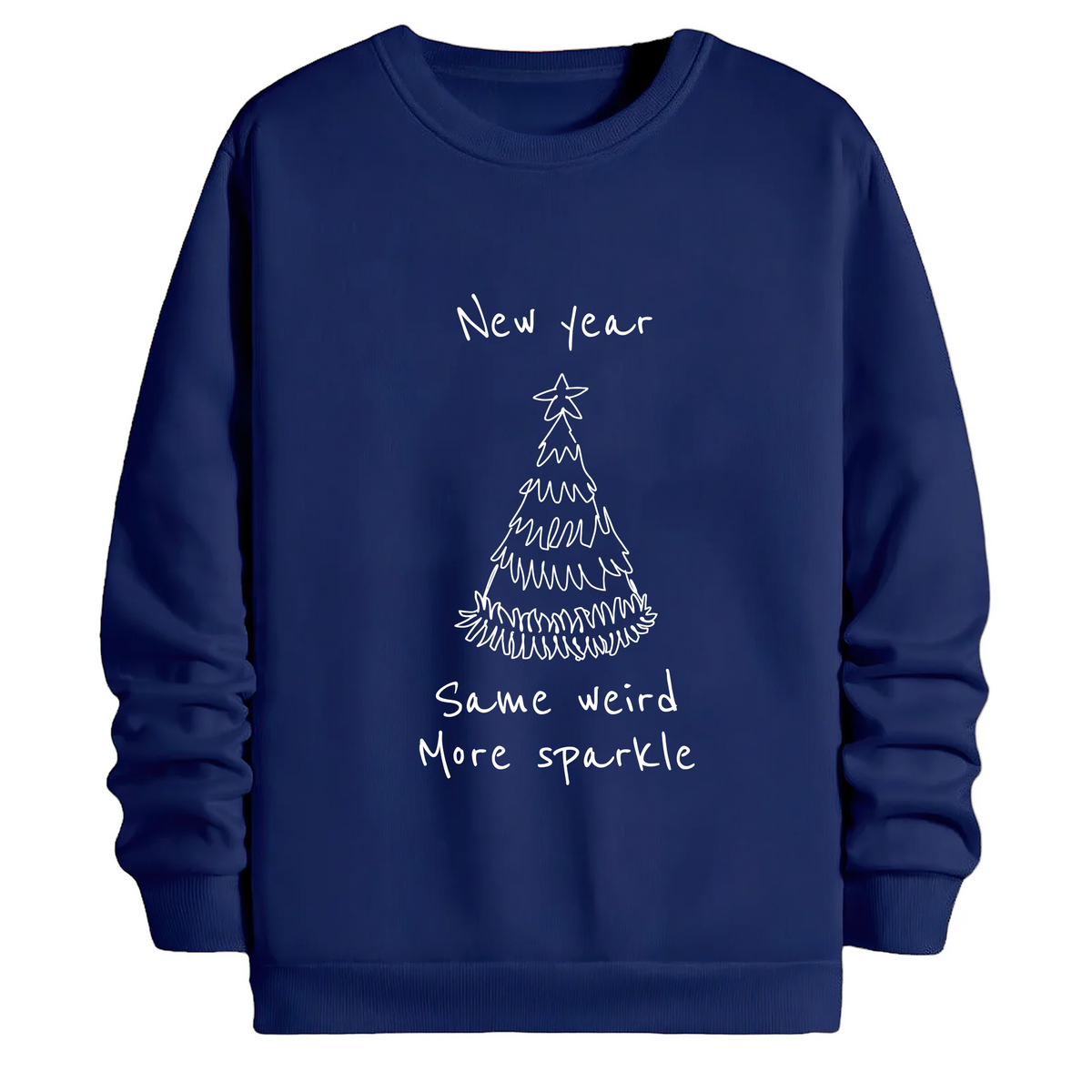 TOBU Unisex / Regular Şardonlu Sweatshirt / New Year