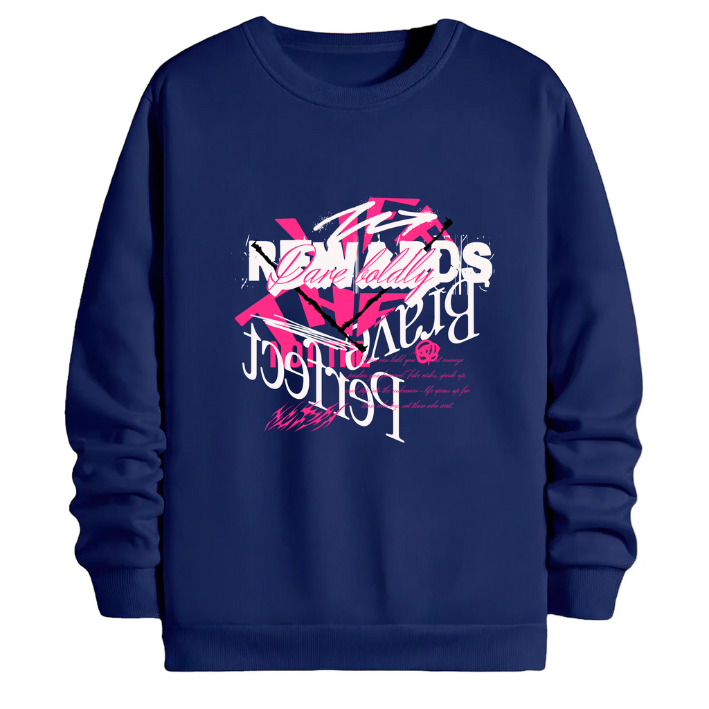 TOBU Unisex / Regular Şardonlu Sweatshirt / The