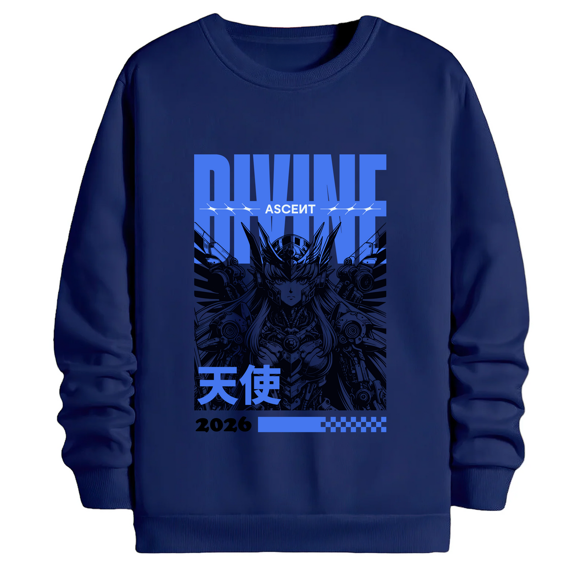 TOBU Unisex / Regular Şardonlu Sweatshirt / Ascent