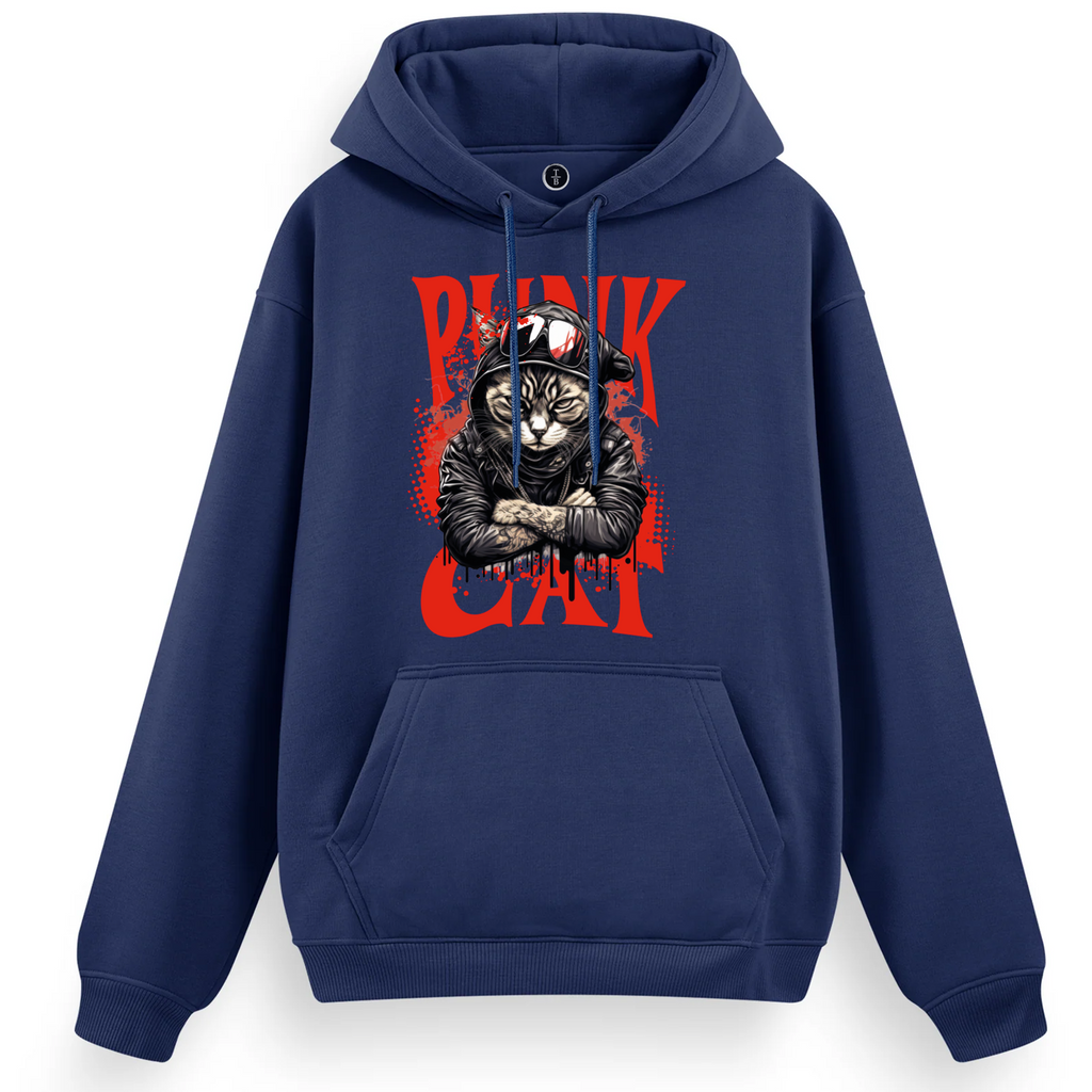 Regular Hoodie / Punk Cat