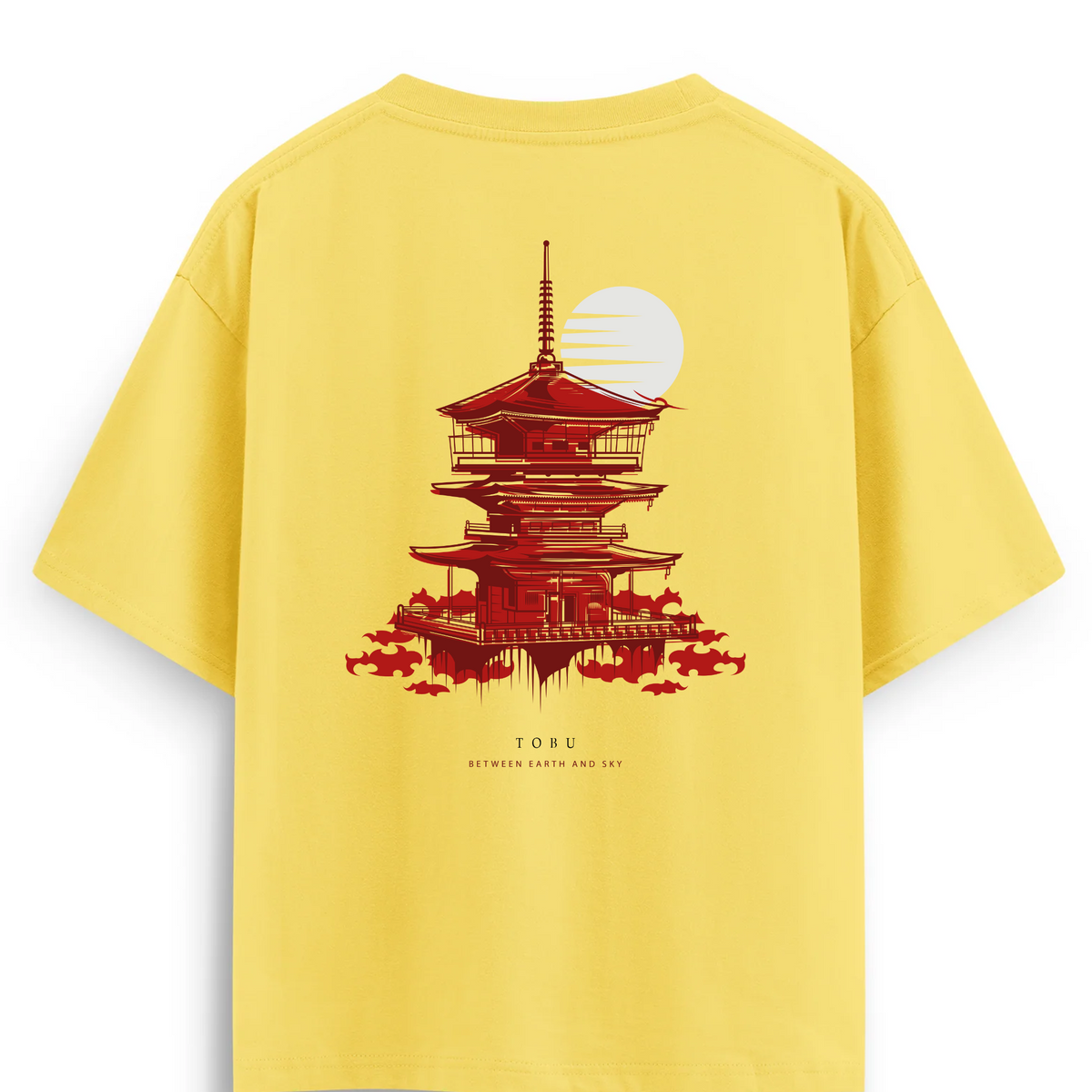 Oversize T-shirt / Instinct / japanese Temple