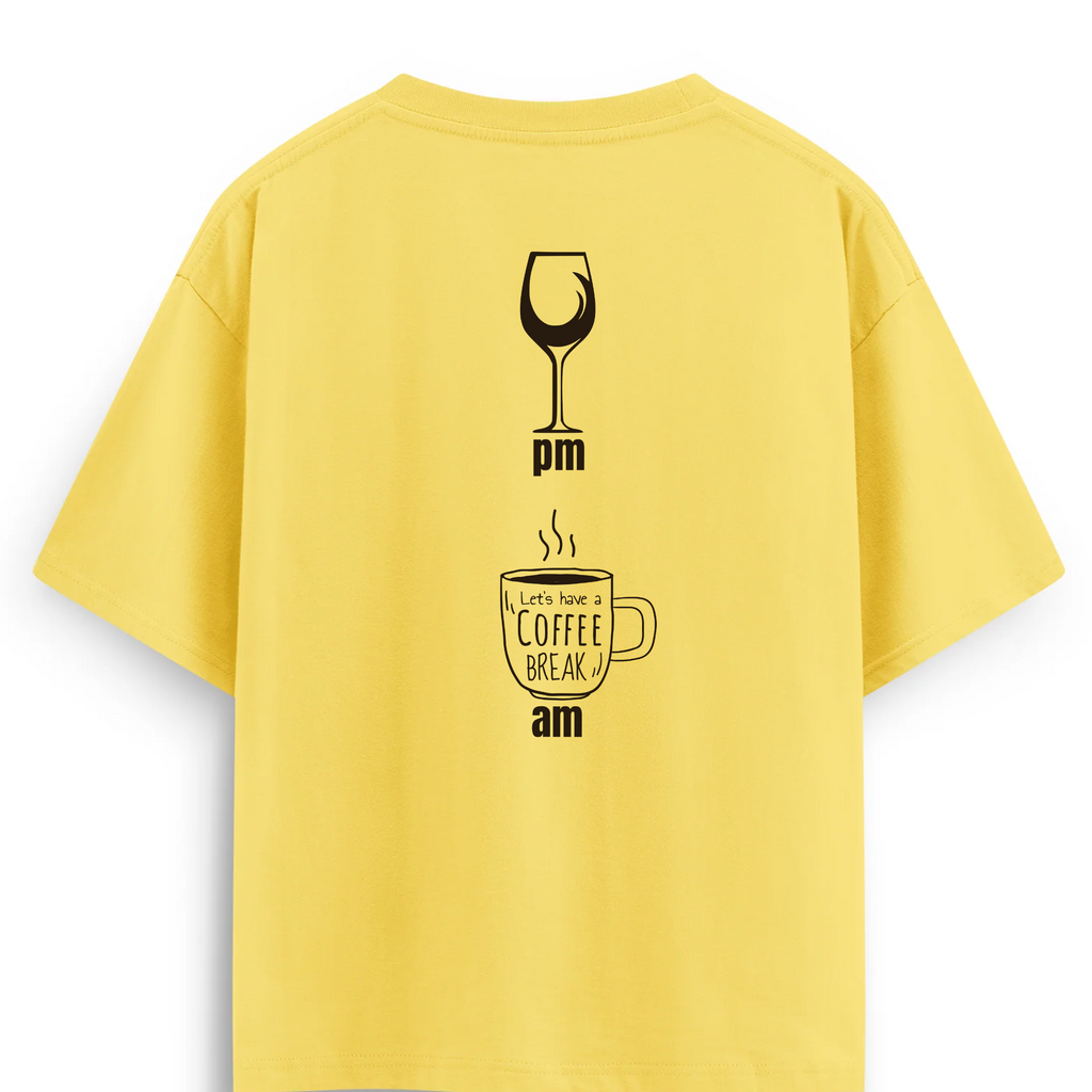 Oversize T-shirt / Mindset / PM/AM