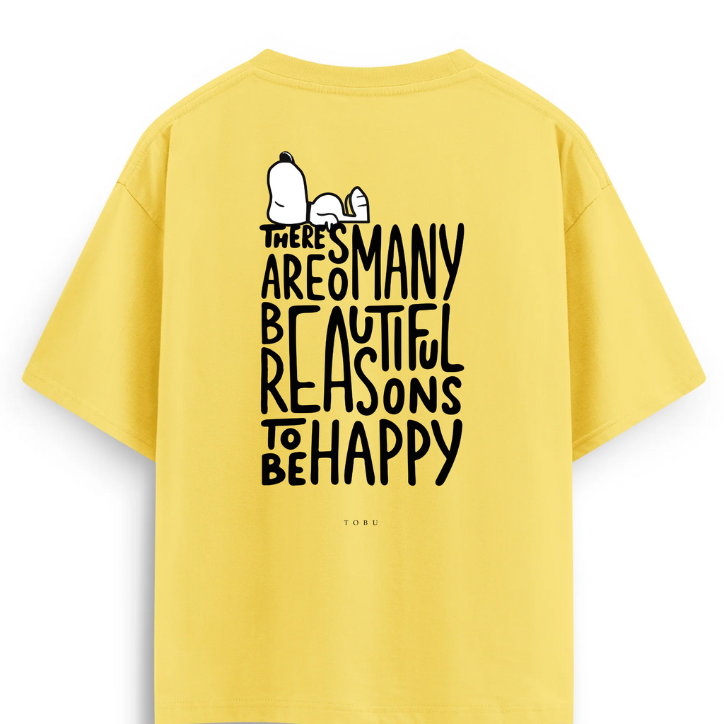 Oversize T-shirt / Mindset / To Be Happy
