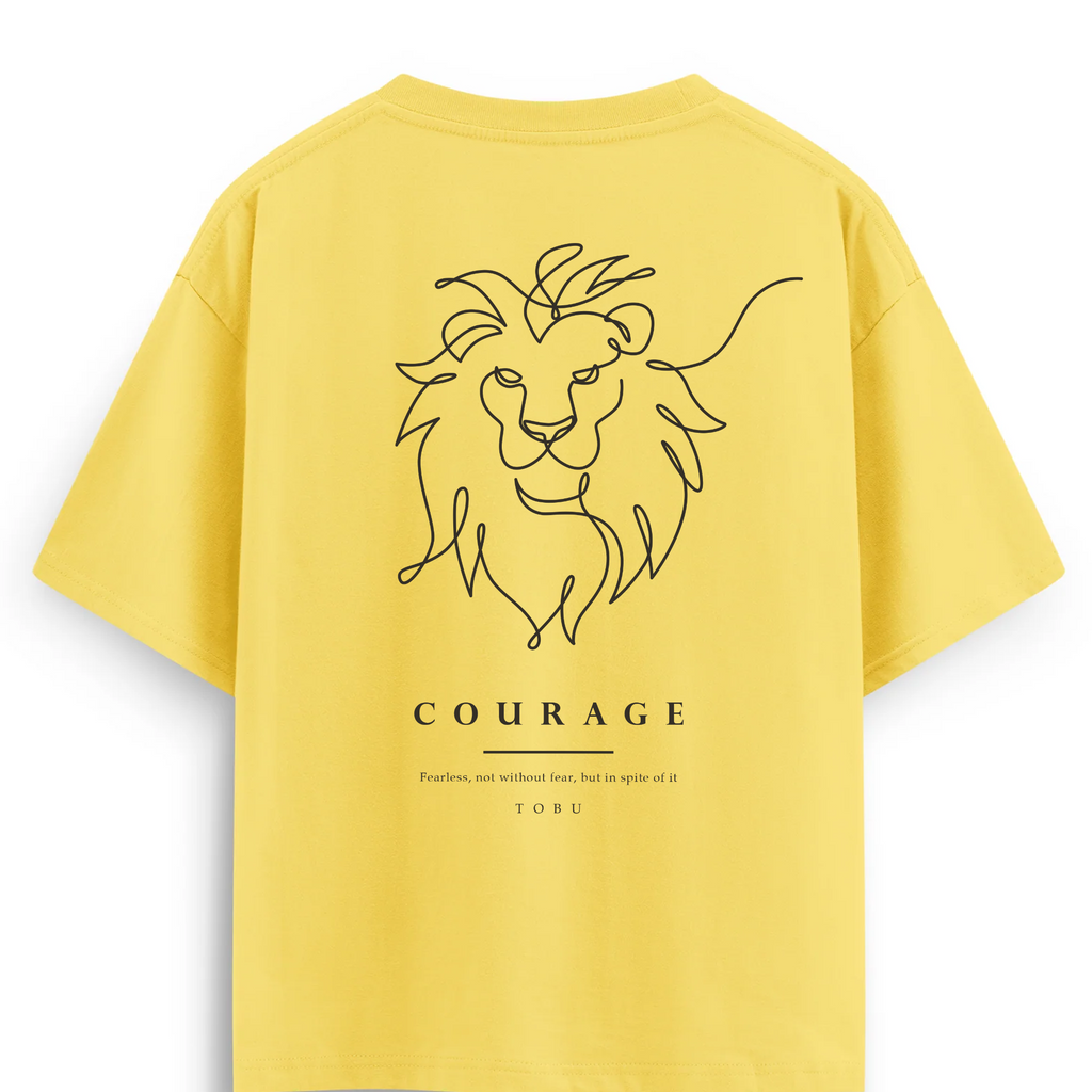 Oversize T-shirt / Instinct/ Courage