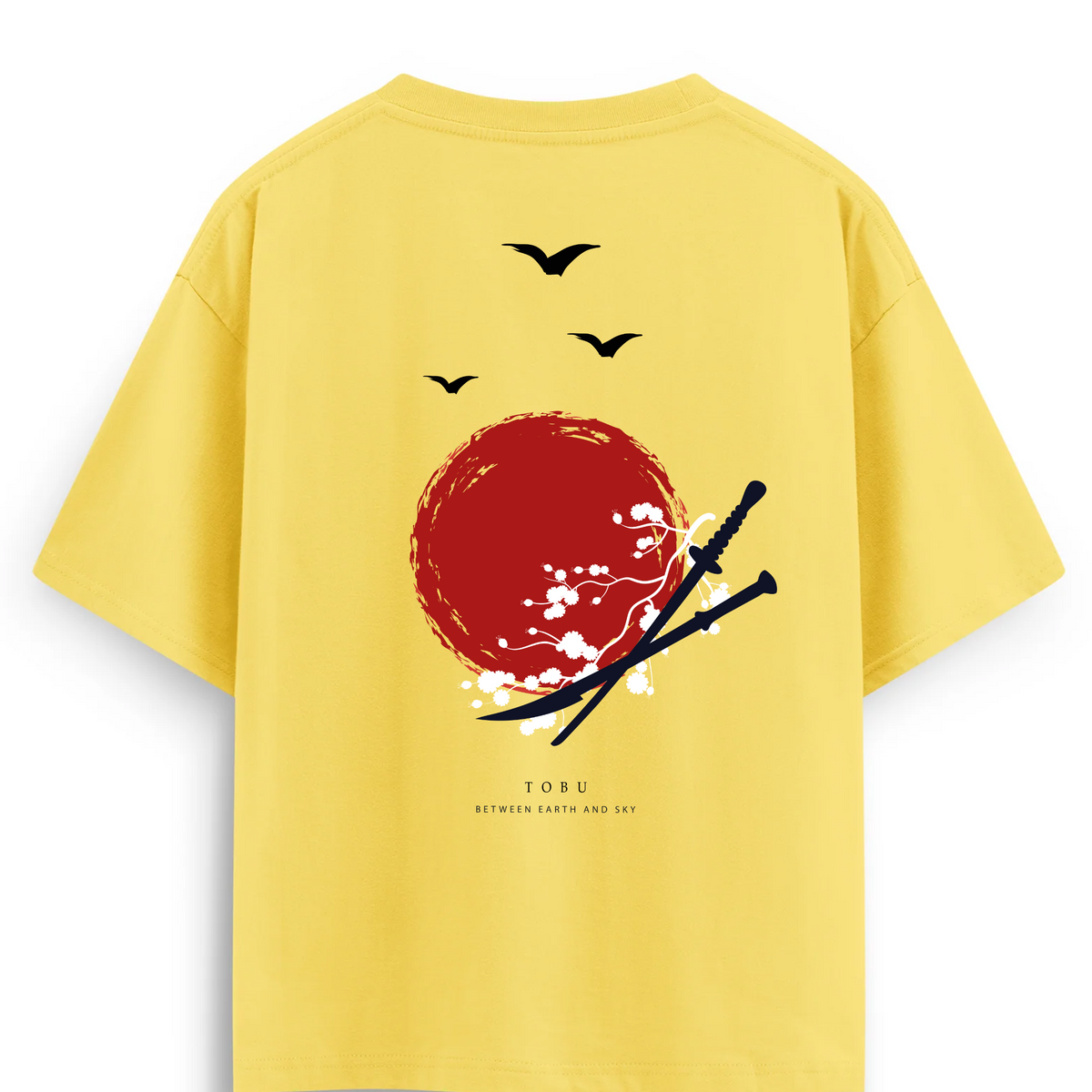 Oversize T-shirt / Instinct  / Samurai Sword