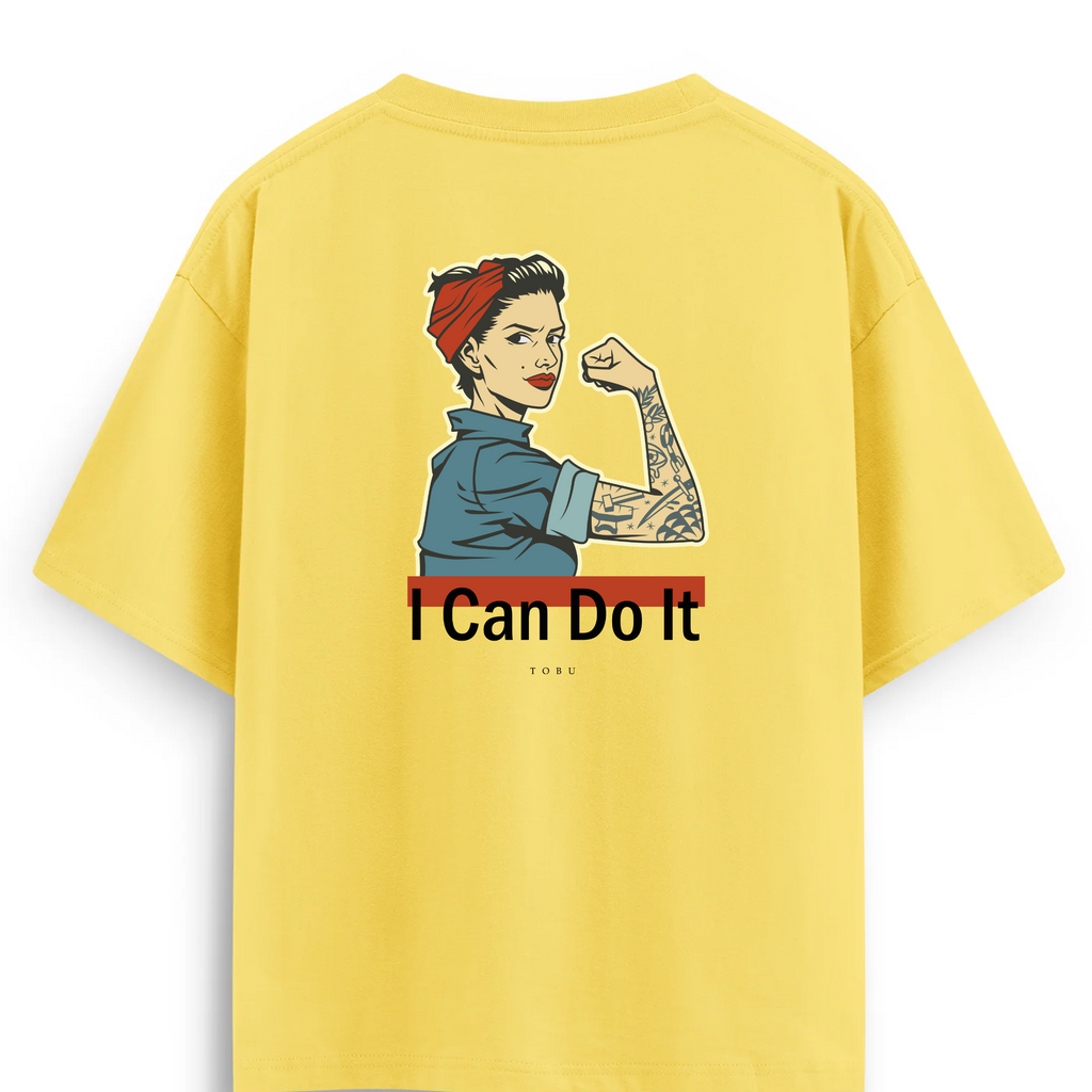 Oversize T-shirt / Mindset / I Can Do It