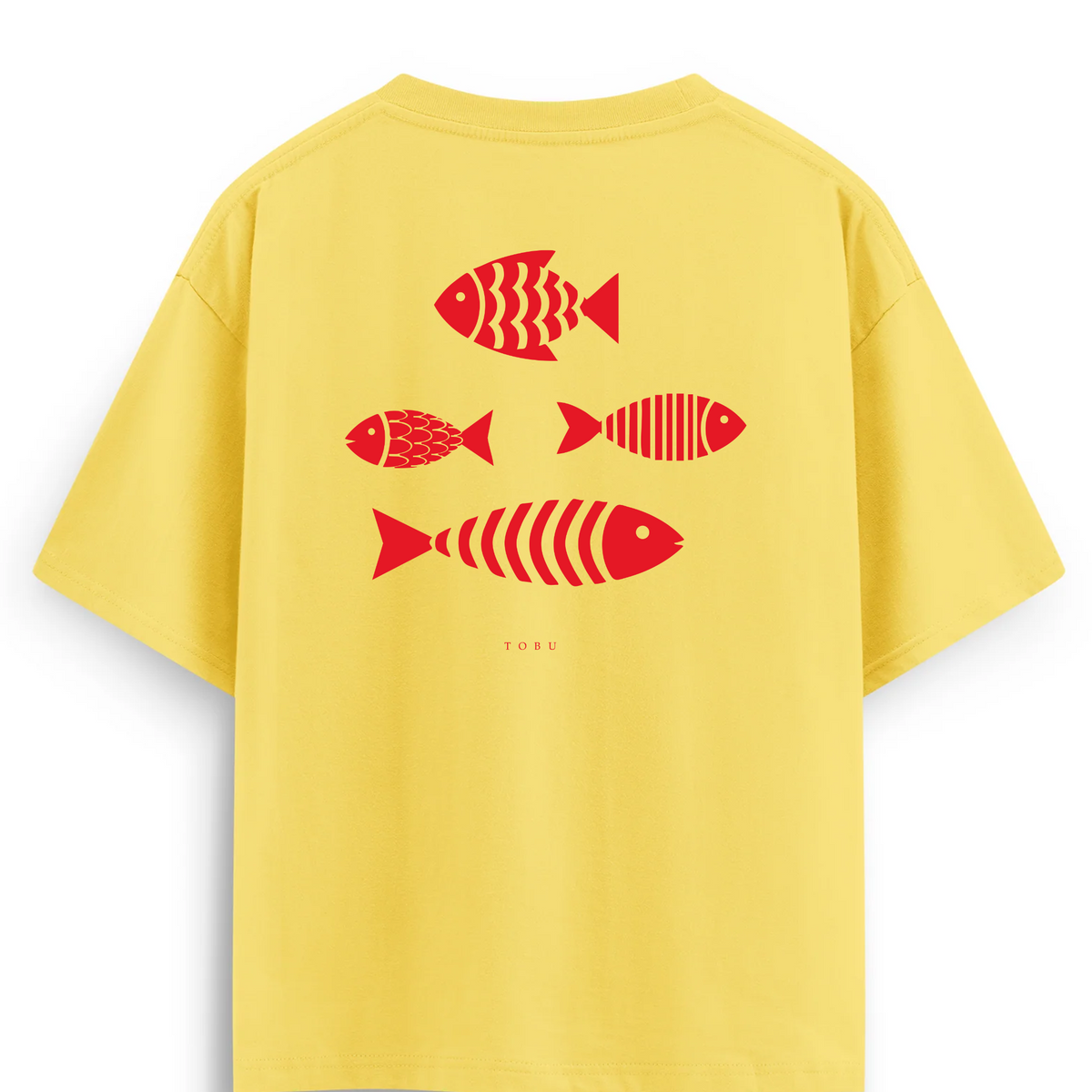 Oversize T-shirt / Tobu Studio / Traditional fish