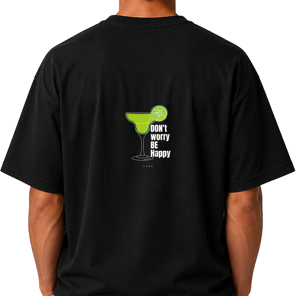 Oversize T-shirt / Mindset / Be hAppy