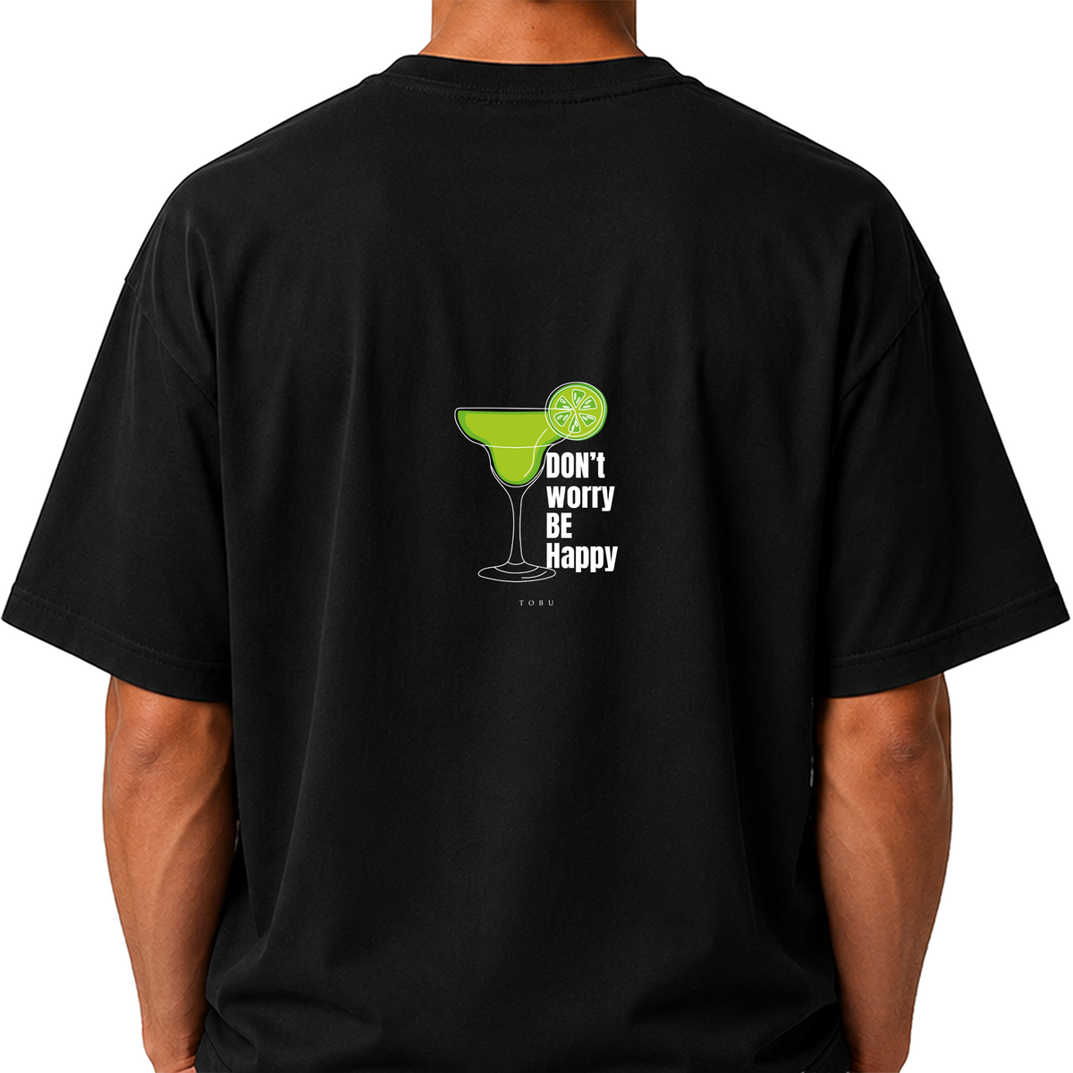 Oversize T-shirt / Mindset / Be hAppy