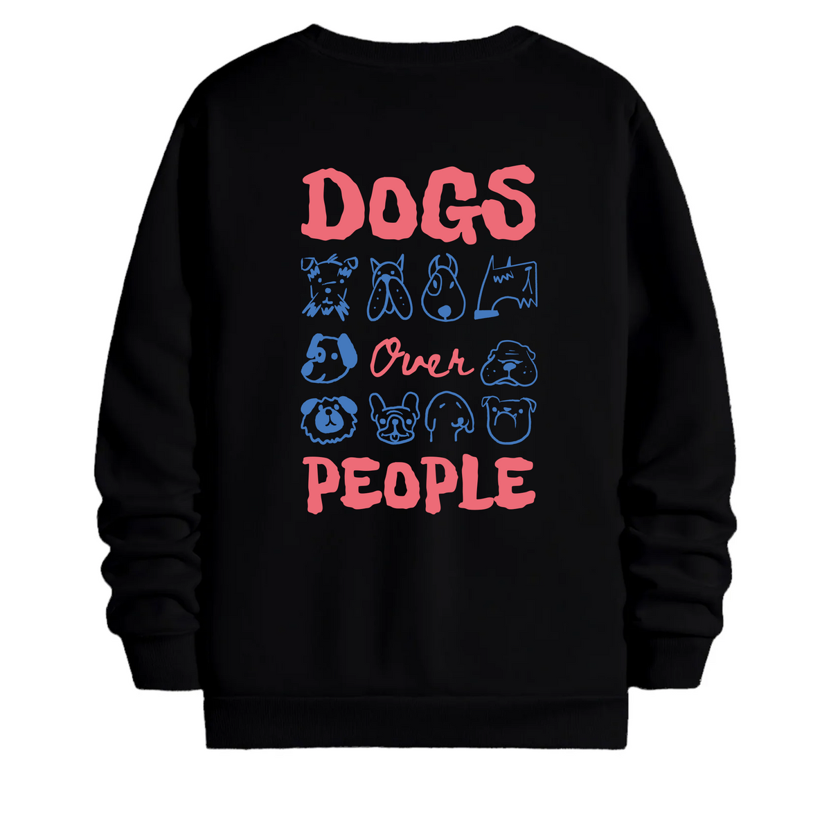 TOBU Unisex / Regular Şardonlu Sweatshirt / Dogs
