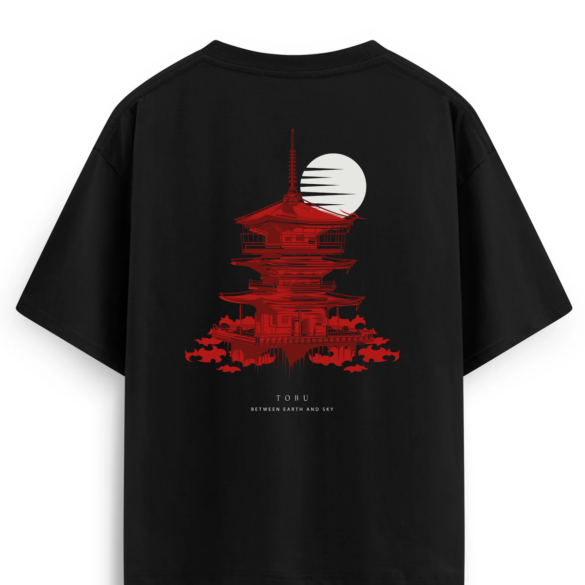 Oversize T-shirt / Instinct / japanese Temple