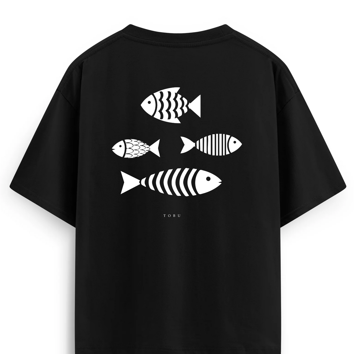 Oversize T-shirt / Tobu Studio / Traditional fish