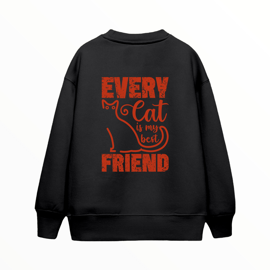 Çocuk Sweatshirt / Cat Friend