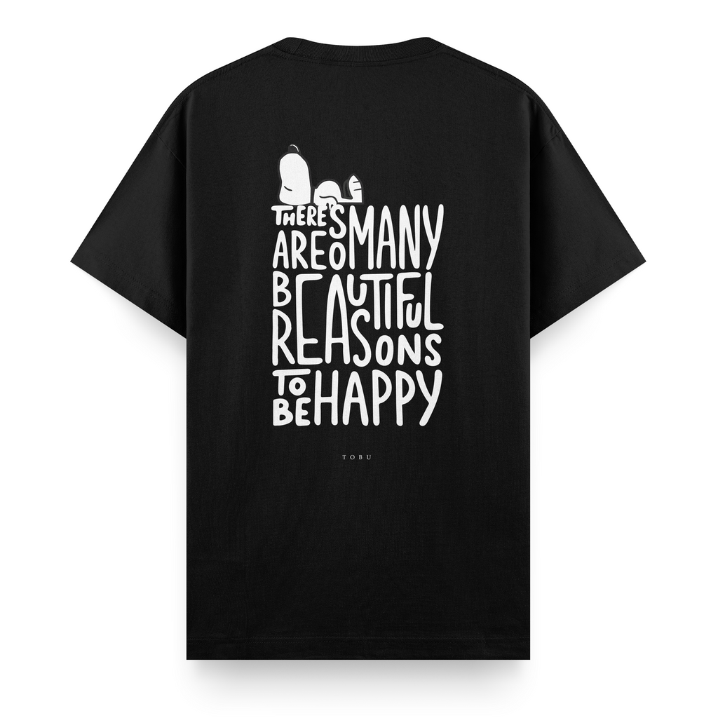 Regular T-shirt / To Be Happy