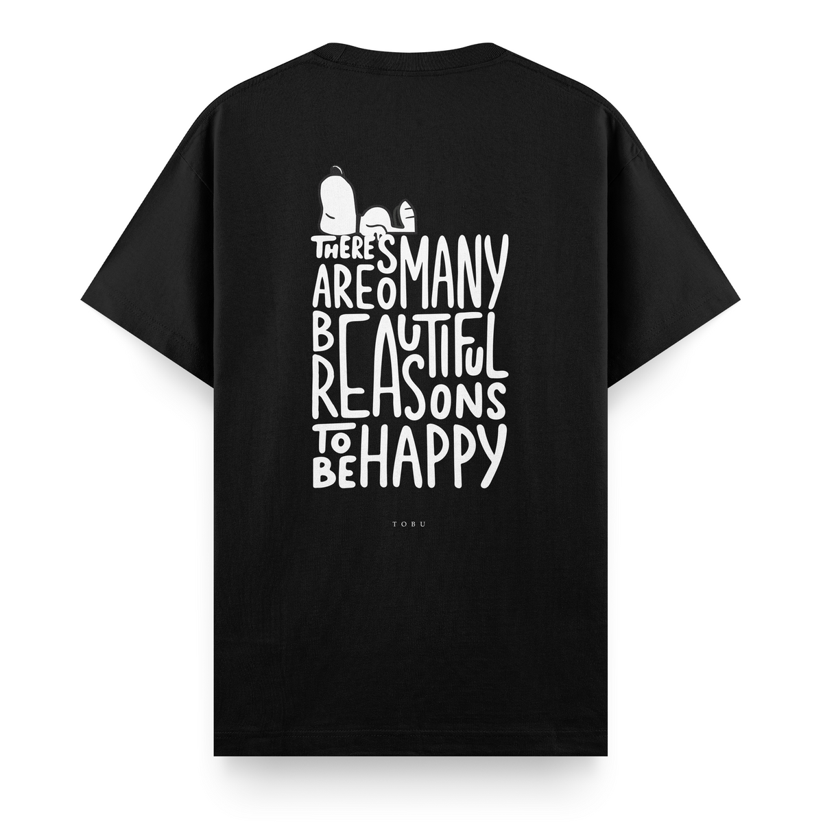 Regular T-shirt / To Be Happy
