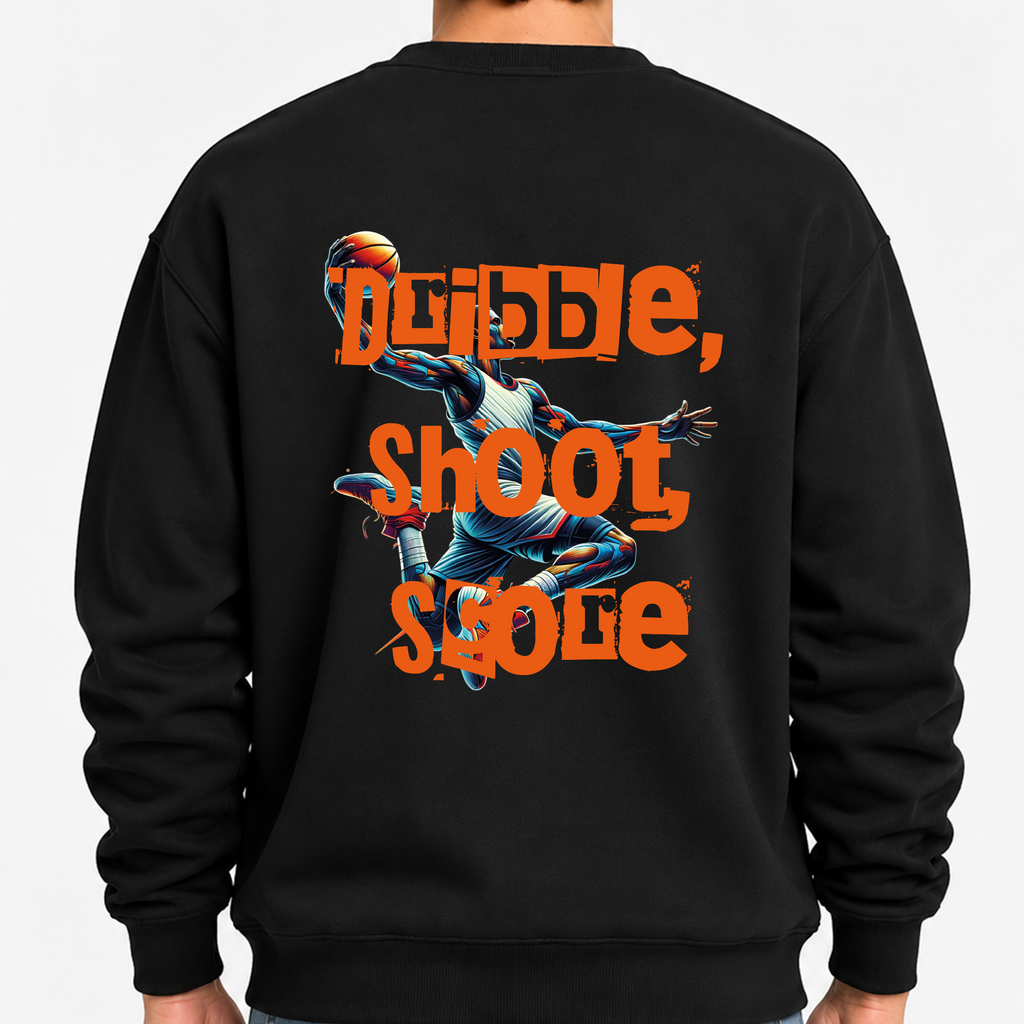 TOBU Unisex / Regular Şardonlu Sweatshirt / Dribble