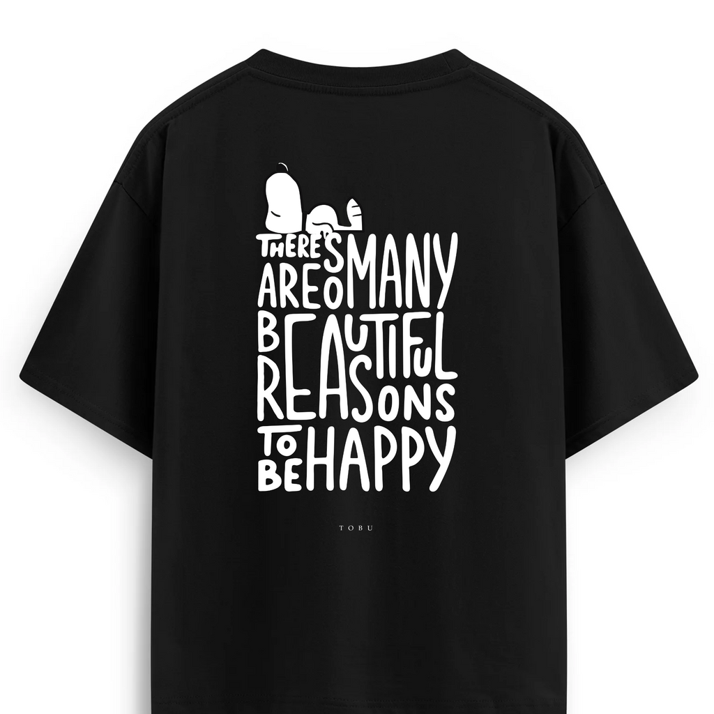 Oversize T-shirt / Mindset / To Be Happy