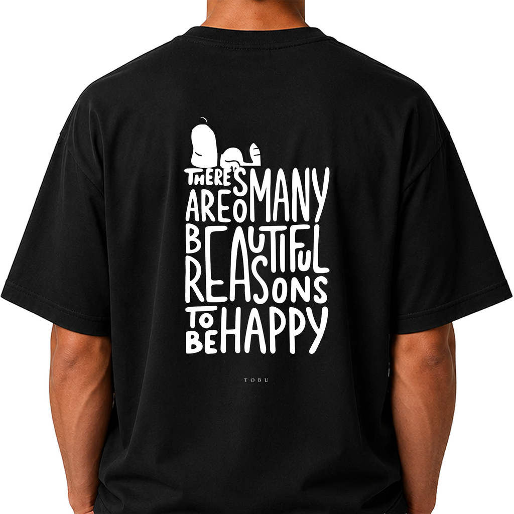 Oversize T-shirt / Mindset / To Be Happy