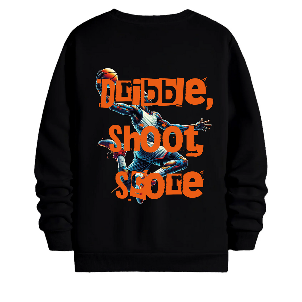 TOBU Unisex / Regular Şardonlu Sweatshirt / Dribble