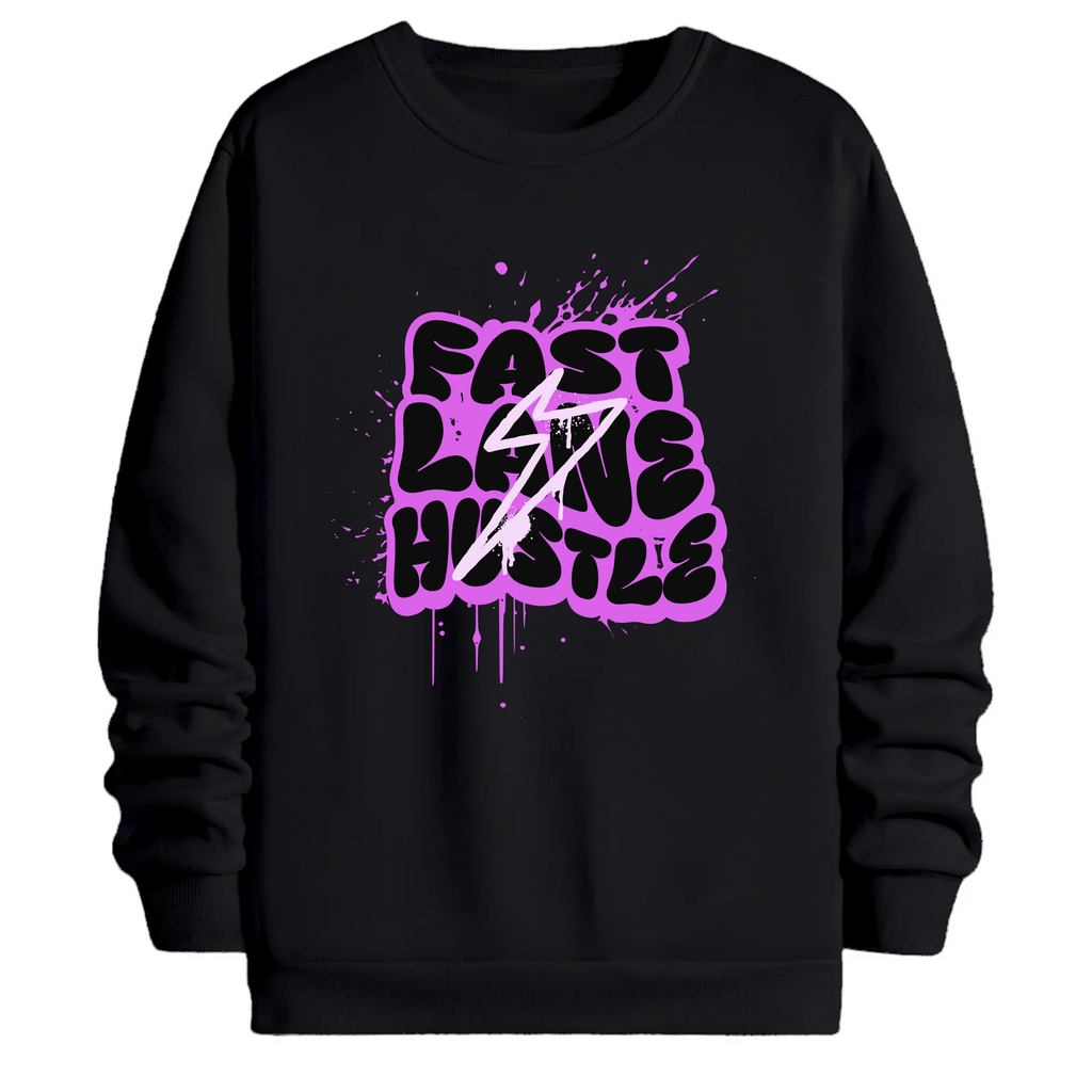 TOBU Unisex / Regular Şardonlu Sweatshirt / Fast Line