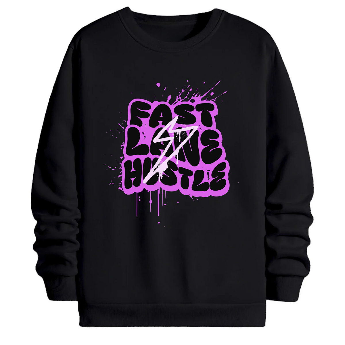 TOBU Unisex / Regular Şardonlu Sweatshirt / Fast Line