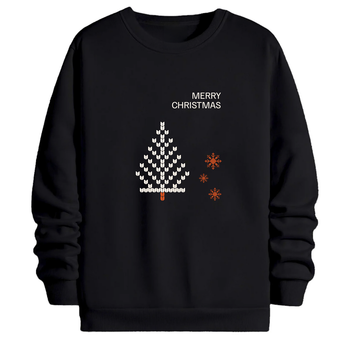 TOBU Unisex / Regular Şardonlu Sweatshirt / Merry Christmas
