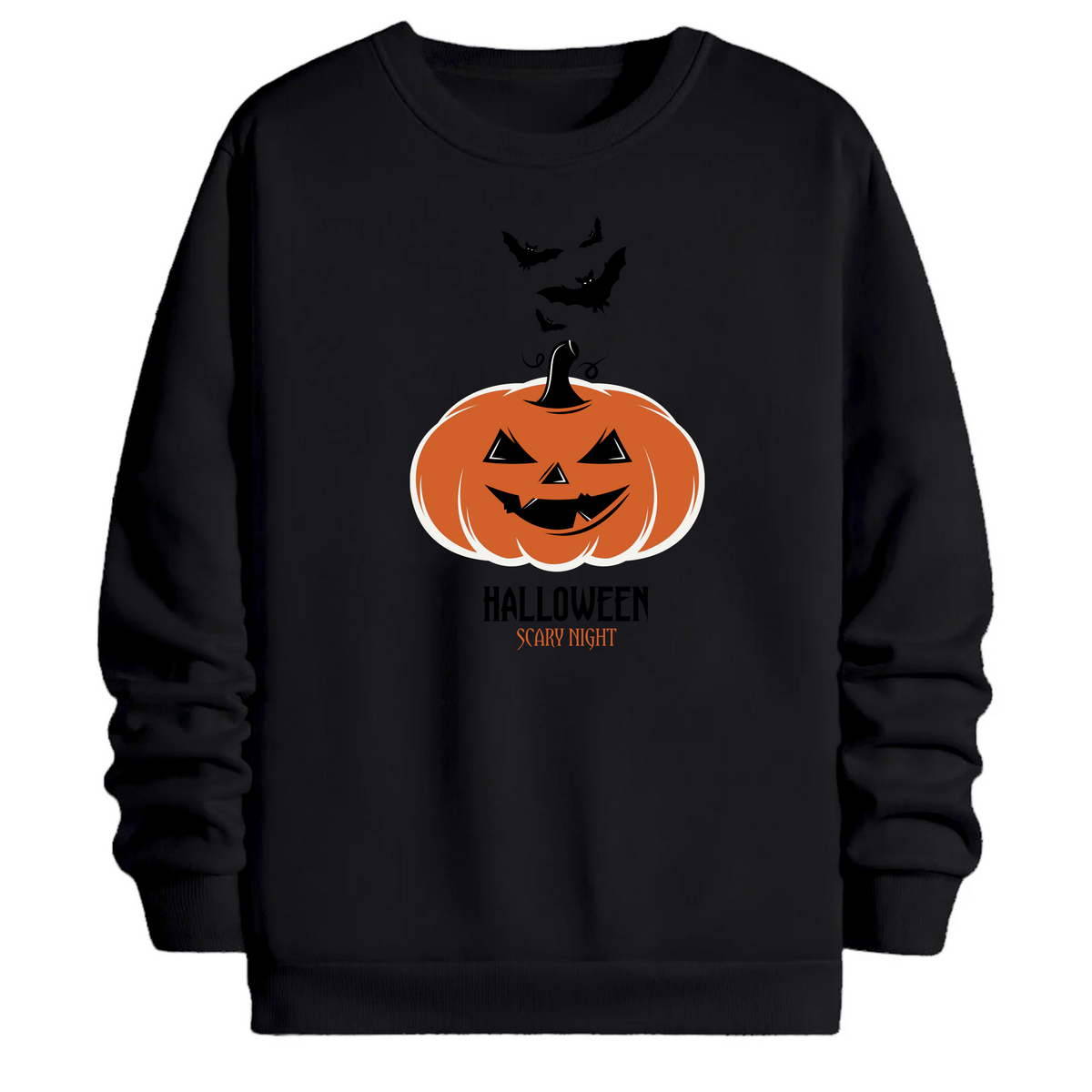 TOBU Unisex / Regular Şardonlu Sweatshirt / Scary Night