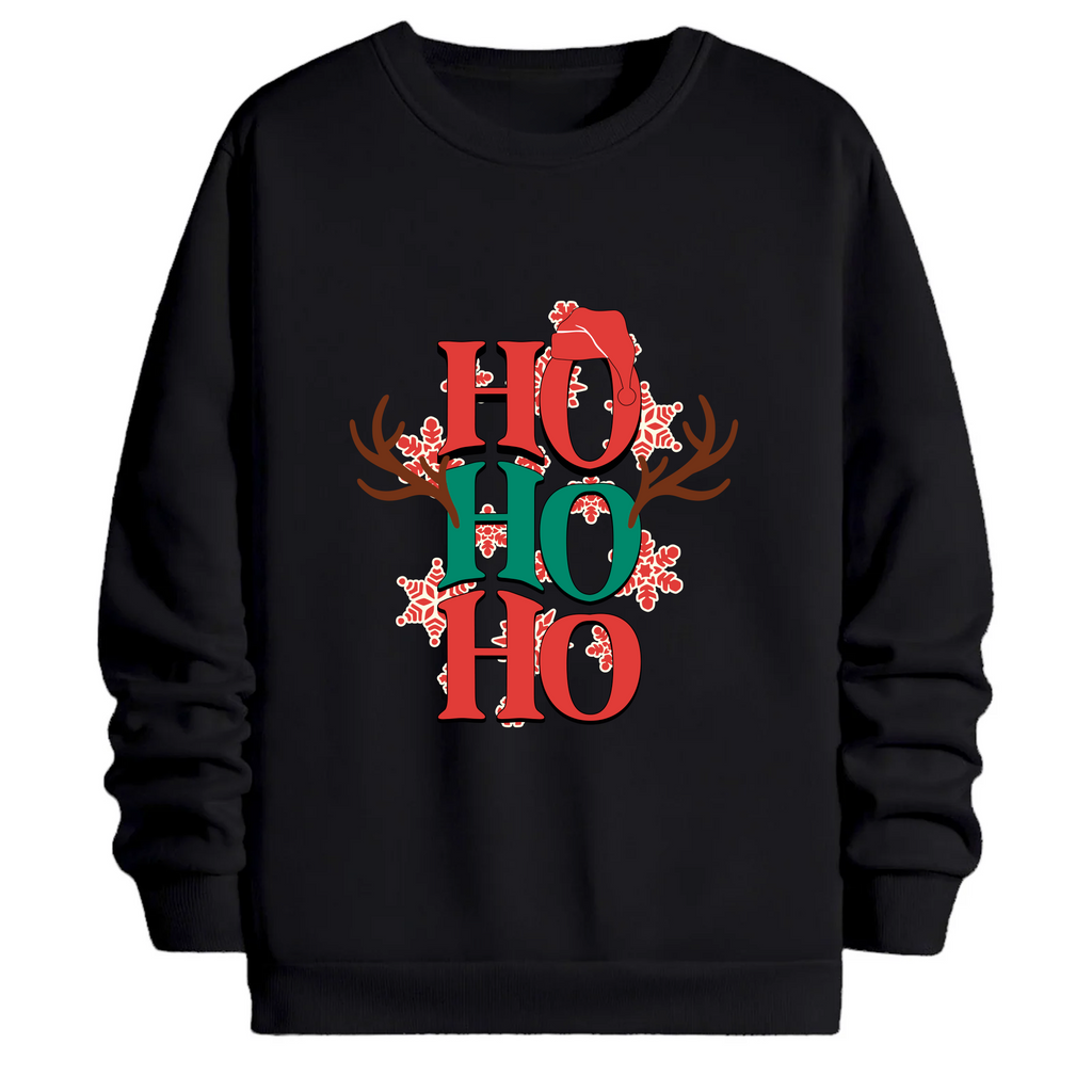 TOBU Unisex / Regular Şardonlu Sweatshirt / Ho Ho
