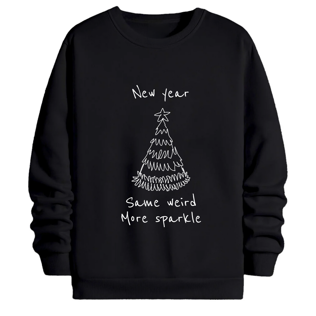 TOBU Unisex / Regular Şardonlu Sweatshirt / New Year