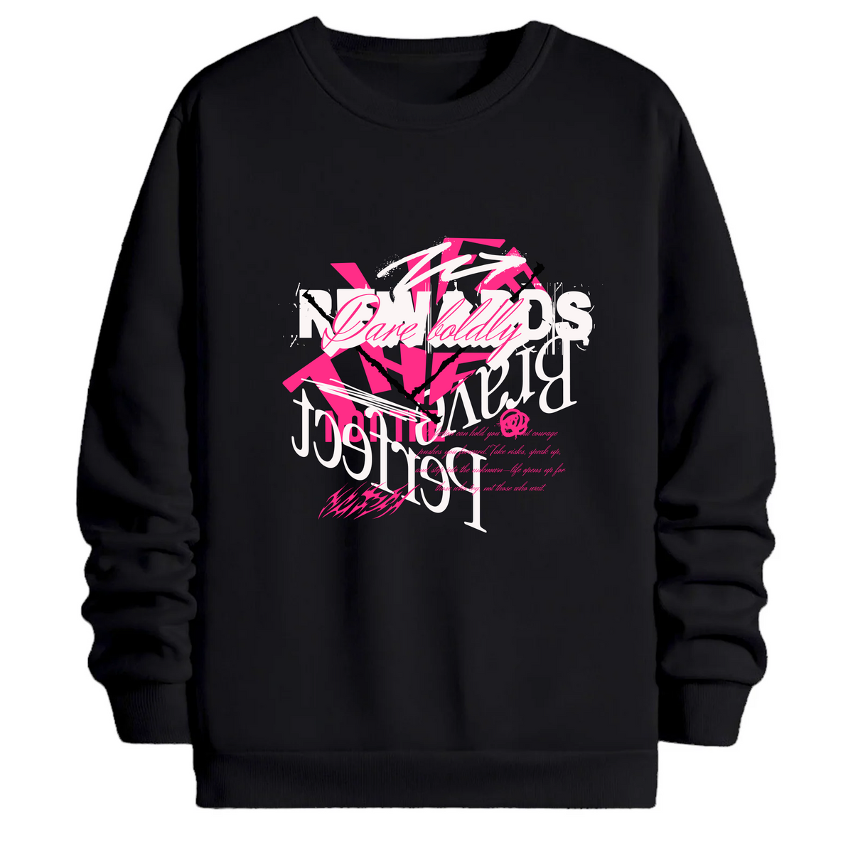 TOBU Unisex / Regular Şardonlu Sweatshirt / The