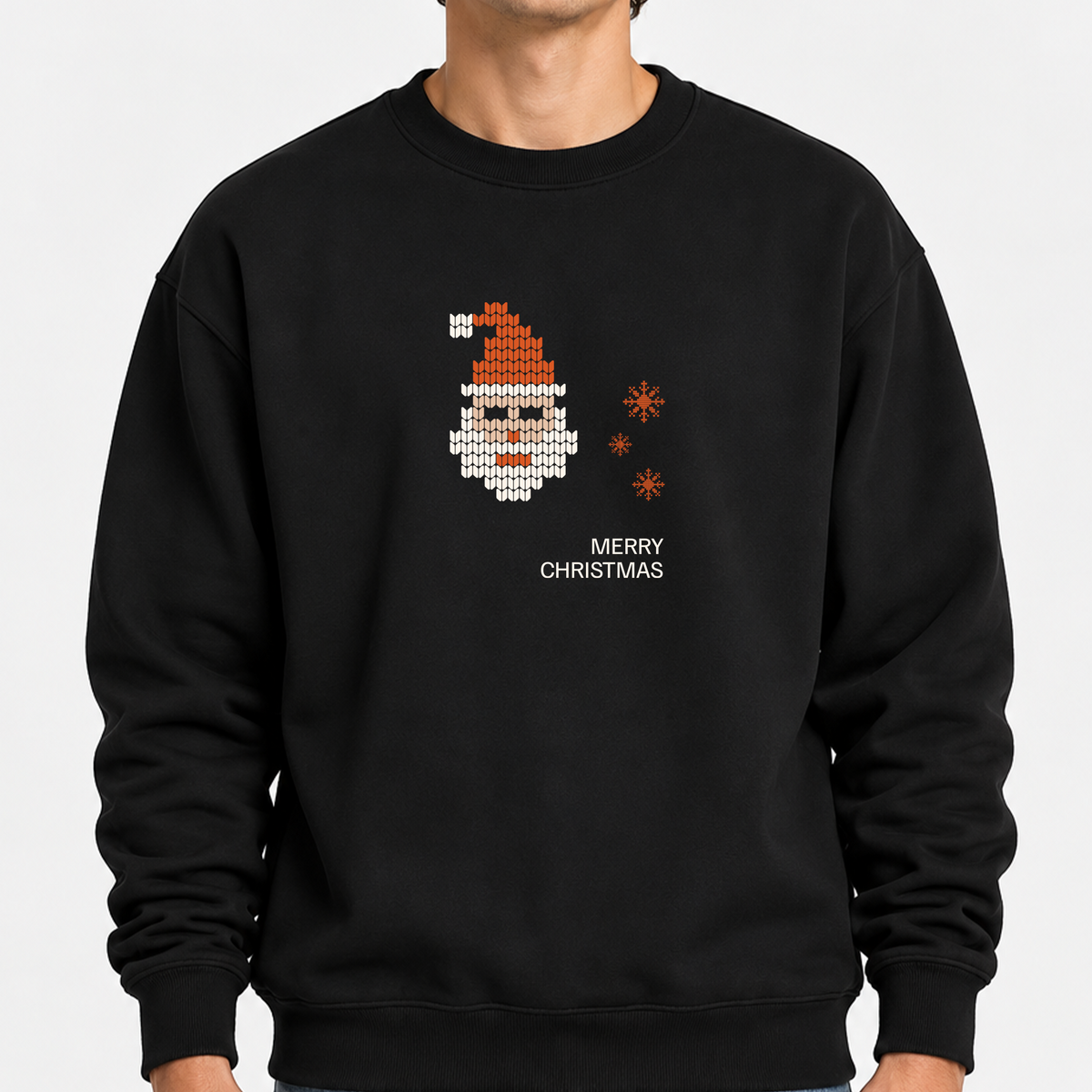 TOBU Unisex / Regular Şardonlu Sweatshirt / Merry Christmas 2