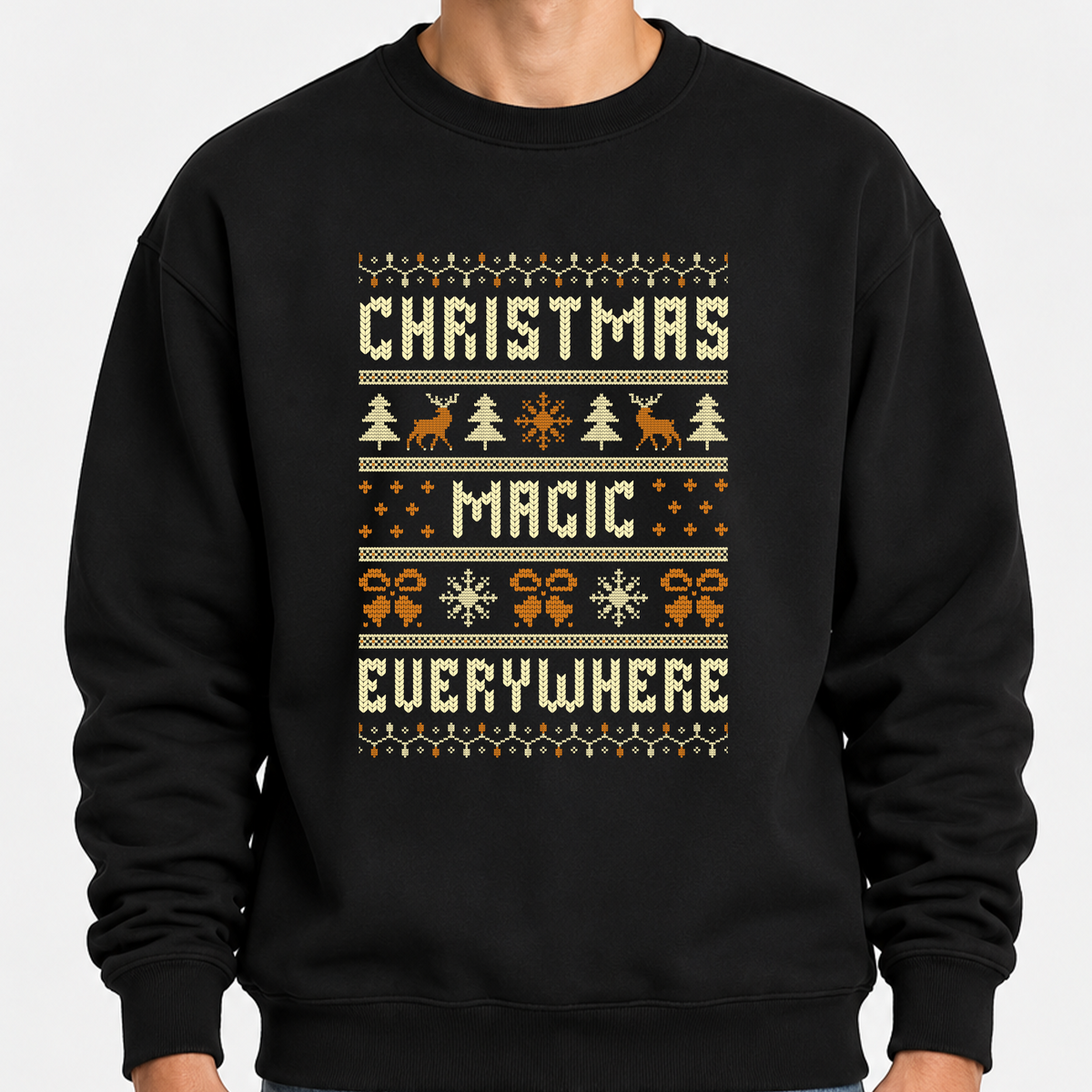 TOBU Unisex / Regular Şardonlu Sweatshirt / Magic Everywhere