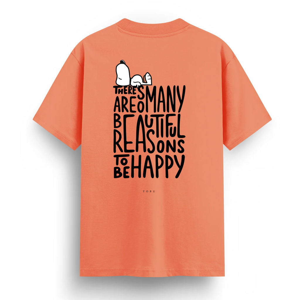 Regular T-shirt / To Be Happy