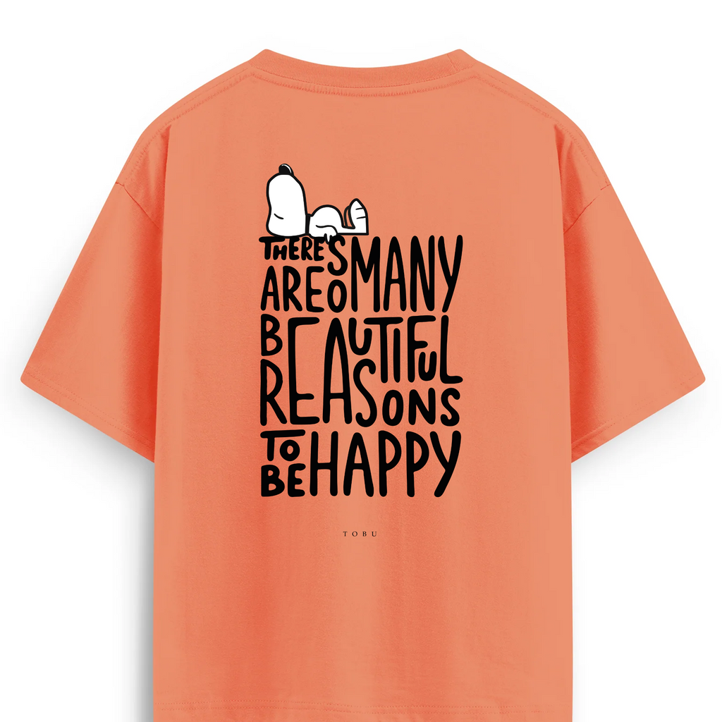 Oversize T-shirt / Mindset / To Be Happy