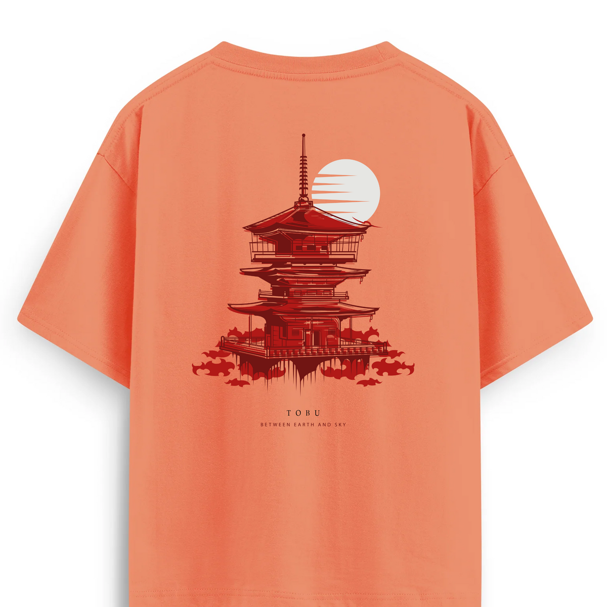 Oversize T-shirt / Instinct / japanese Temple