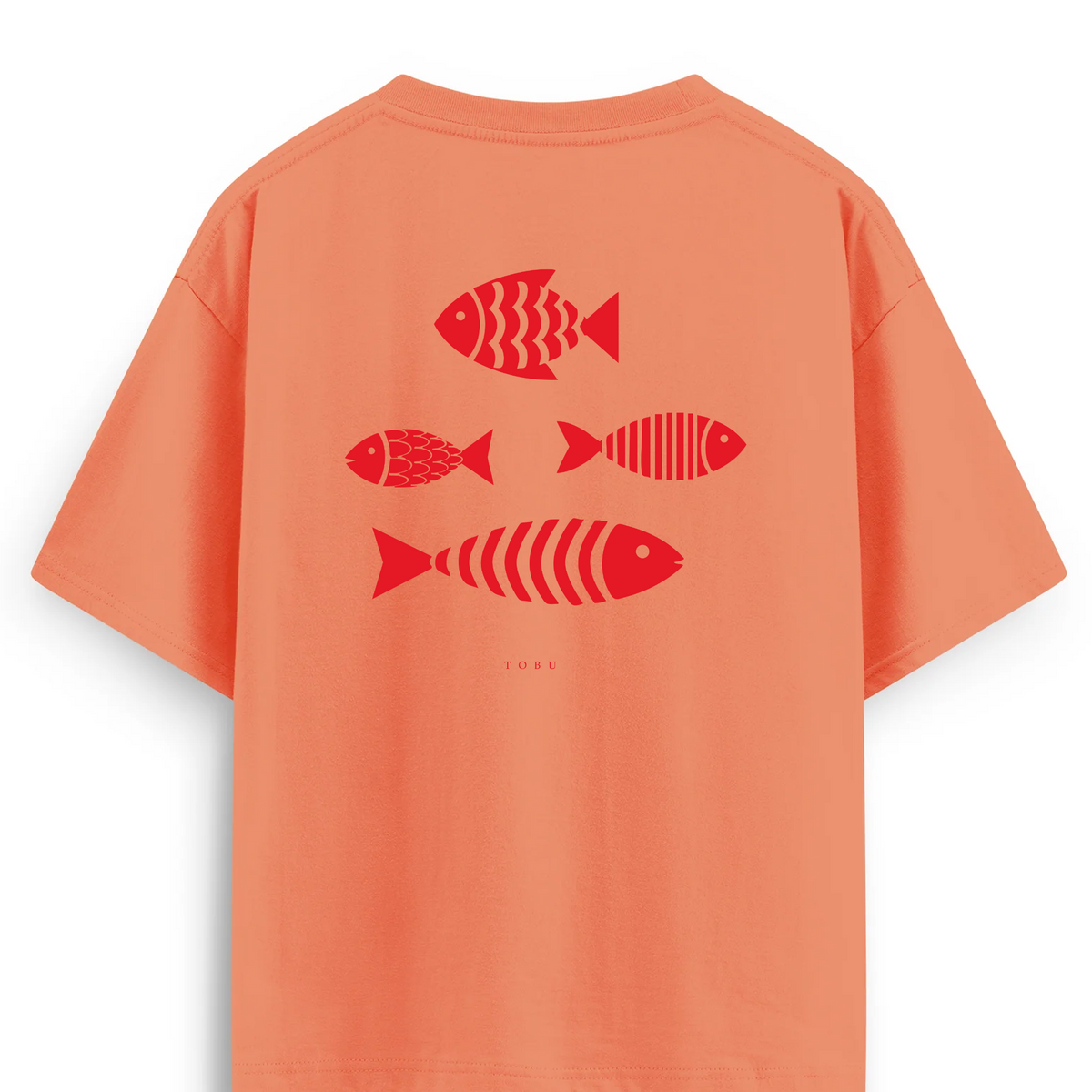 Oversize T-shirt / Tobu Studio / Traditional fish