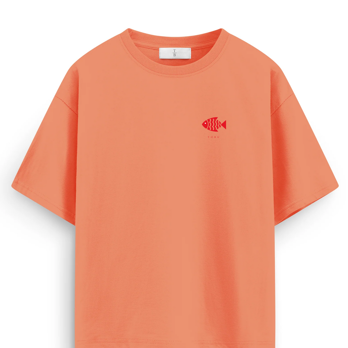 Oversize T-shirt / Tobu Studio / Traditional fish