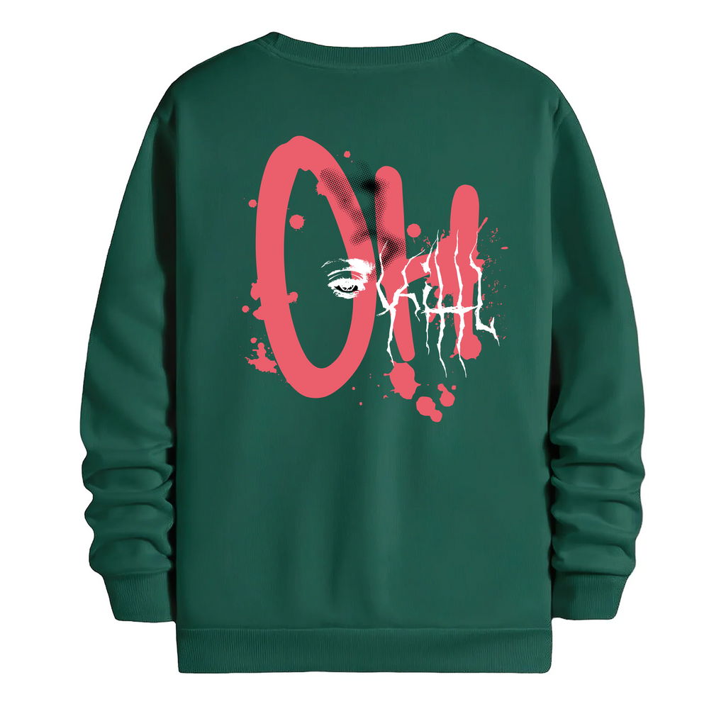 TOBU Unisex / Regular Şardonlu Sweatshirt / OH