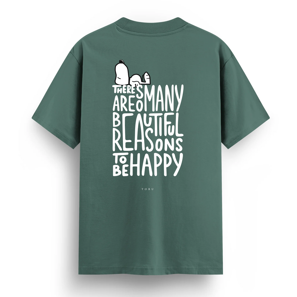 Regular T-shirt / To Be Happy
